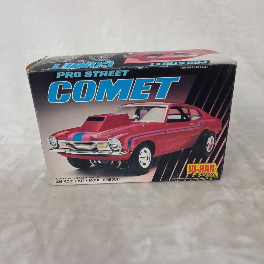 Jo-Han Pro Street Comet 1/25 Scale Model Kit S-1003 Vintage 1992 Teal Plastic